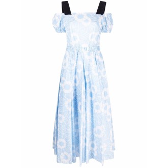 Prada Printed Poplin Dress