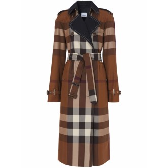 Burberry `Waterloo` Check Trench