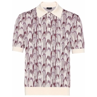 Prada Cotton Silk Polo