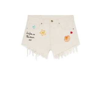 Alanui `Mermaid` Denim Shorts