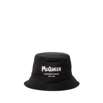 Alexander McQueen `Tonal Graffiti` Hat