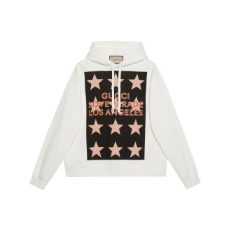 Gucci Interlocking G Print Hooded Sweatshirt