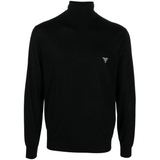 Prada Round-Neck Superfine Wool Sweater 