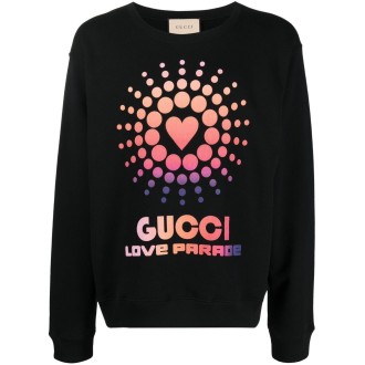Gucci Heavy Felted Cotton Jersey Sweatshirt