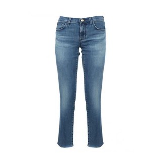 ADELE Jeans crop vita alta 