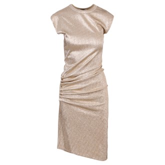 Paco Rabanne Asymmetrical Midi Dress 40