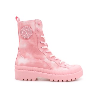 Versace Jeans Couture Tie-Dye Pattern Logo Ankle Boots 41