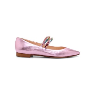 Prosperine Multicolor Rhinestone Ballerina Shoes 41
