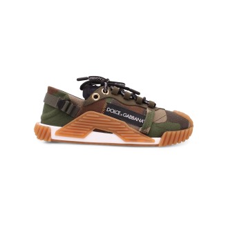 Dolce & Gabbana 'NS1' Camouflage Patchwork Sneakers 39,5