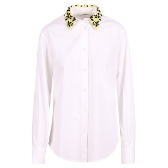 Des Phemmes Embellished Collar Cotton Shirt 42