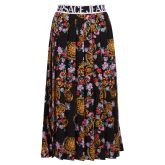Versace Jeans Couture Pleated Long Skirt 40