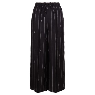 Max Mara 'Calabra' Silk Trousers 42