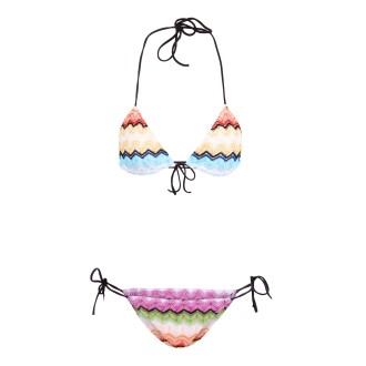 Missoni Zig Zag Pattern Knitted Bikini 42