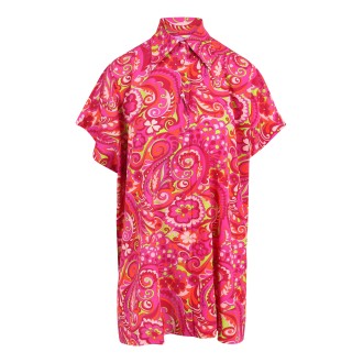 Dolce & Gabbana Paisley Print Silk Shirt 42