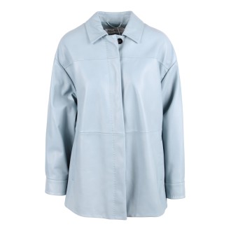 Max Mara 'Olivi' Leather Jacket 42