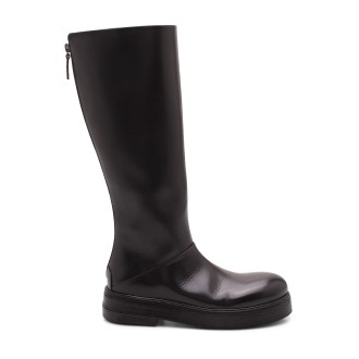 Marsell 'Zuccolona' Leather Knee Boots 40