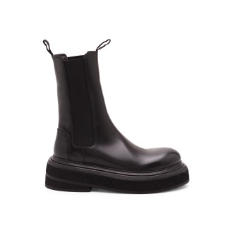 Marsell 'Zuccone' Leather Ankle Boots 40