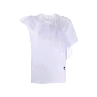 BROGNANO T-shirt con tulle