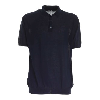 MALO POLO IN MAGLIA BLU SCURO UMD281F3Z03E11