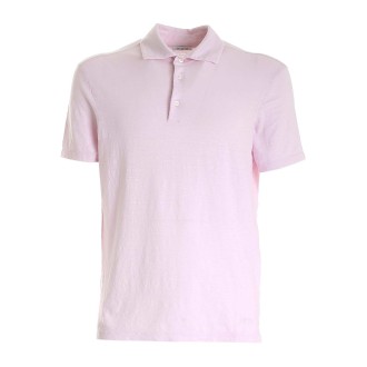 MALO POLO CON RICAMO ROSA UJD071JBU04E3048