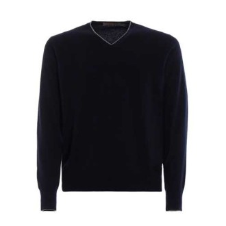 CRUCIANI | Men's Cashmere V-Neck Sweater