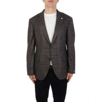 LUBIAM | Men's Virgin Wool Checked Blazer