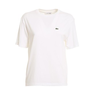 LACOSTE T-SHIRT IN COTONE BIANCA TF5441001