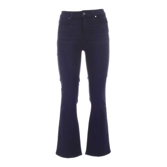 Paige - Claudine Ankle Flare Jeans Blue