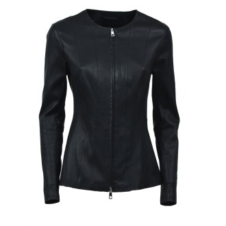 Desa - Leather Jacket Black