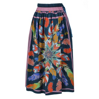 Franco Ferrari - Tesla Double Skirt Piume