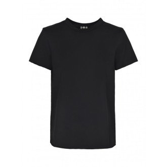 Labo.art - Black Cotton Basic T-shirt