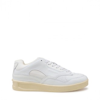Jil Sander - White Leather Sneakers