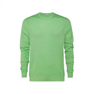 Malo - Green Cashmere-silk Blend Jumper