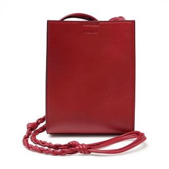 Jil Sander - Red Leather Tangle Crossbody Bag