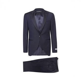 Canali - Navy Blue Wool Two-piece Suit