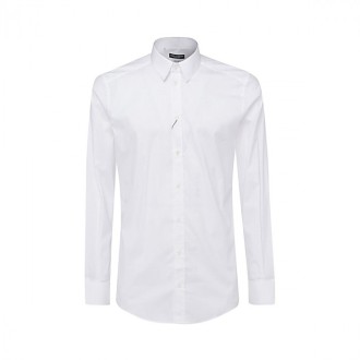 Dolce & Gabbana - White Cotton Blend Shirt