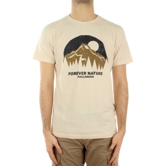 Fjallraven T-shirt Manica Corta Uomo Chalk White