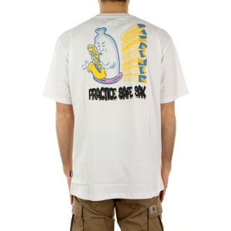 Pas De Mer T-shirt Manica Corta Uomo White