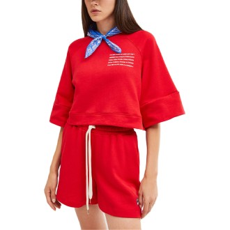 Ottod'ame T-shirt Manica Corta Donna Ciliegia