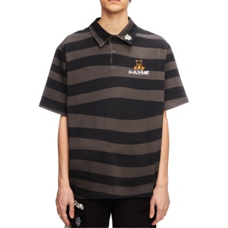 Acupuncture Polo Maniche Corte Uomo Black