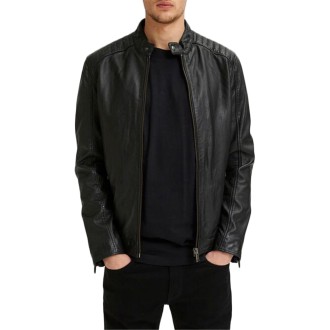 SLHICONIC CLASSIC LEATHER JKT BLACK