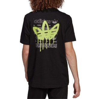 Adidas T-shirt Manica Corta Uomo Black/syello
