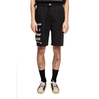 Acupuncture Shorts Bermuda Uomo Black