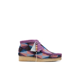 Clarks Stringate Stringate Donna Purple