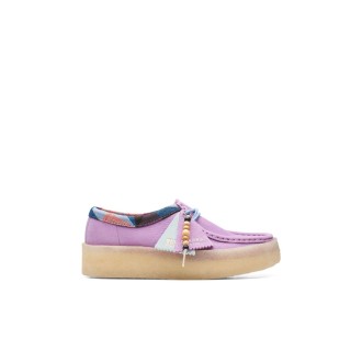 Clarks Stringate Stringate Donna Light Purple