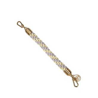 BORSA WOVEN PU + METAL MULTICOLOR
