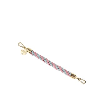 BORSA WOVEN PU + METAL MULTICOLOR