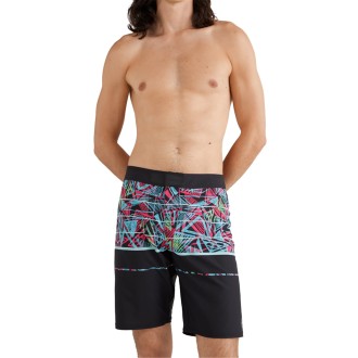 HYPERFREAK HYDRO WANDERER BOARDSHORTS BLACK MULTI