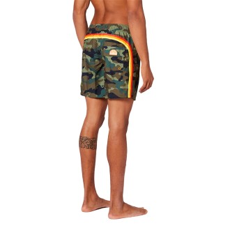 CAMOU SWIM TRUNKS VINTAGE DEEP FOREST