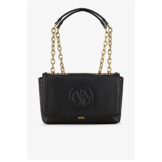 Armani Exchange Borse A Spalla A Secchiello Unisex Nero